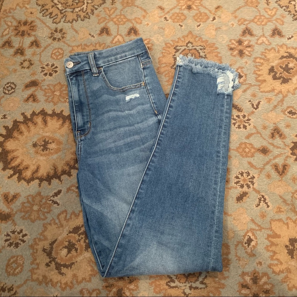 AE Curvy Super High Rise Jegging Crop